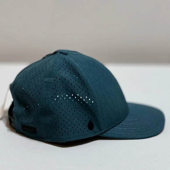 COPY - MELIN Hat Hydro A Game Ocean Heather Blue Mens SnapBack NWT - Picture 7 of 8